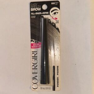 NIP COVERGIRL Easy Breezy Brow Fill Shape Define Powder 800 Black